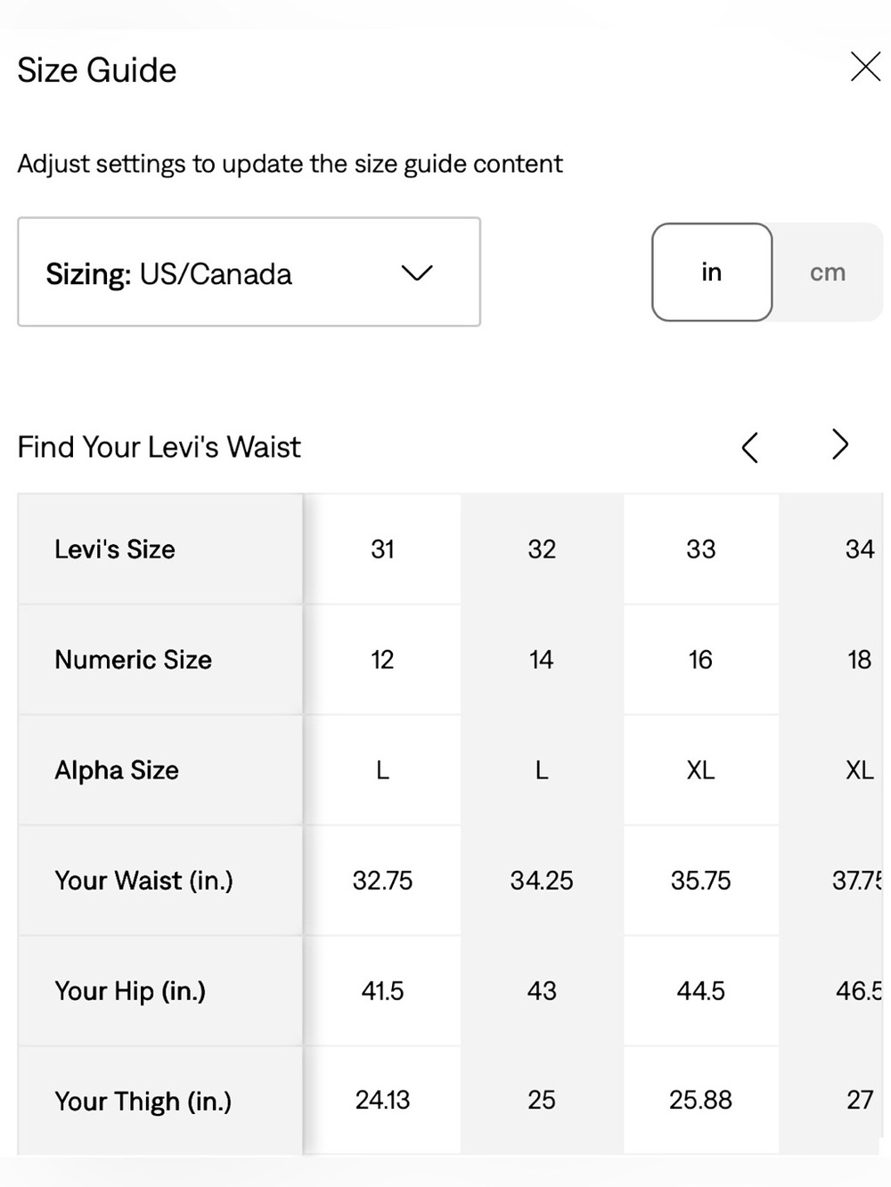 Levi's Premium Ribcage Bell High Rise Jeans - Picture 7 of 7